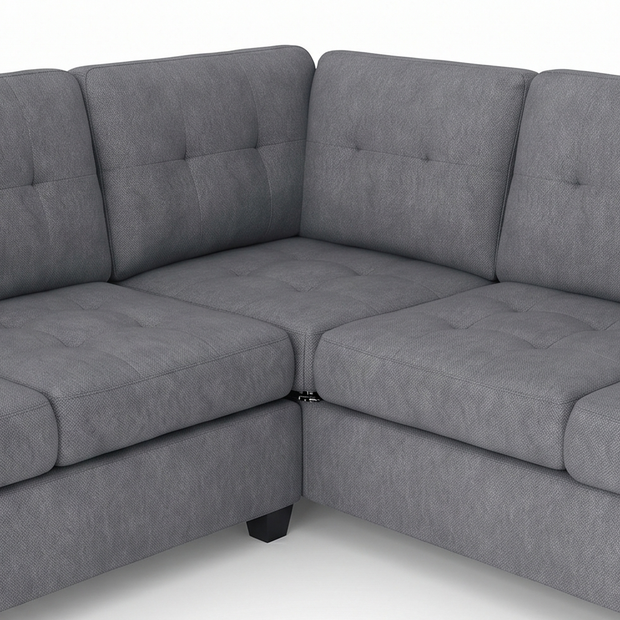 Ashbury 5-Seater Modern Sectional Sofa