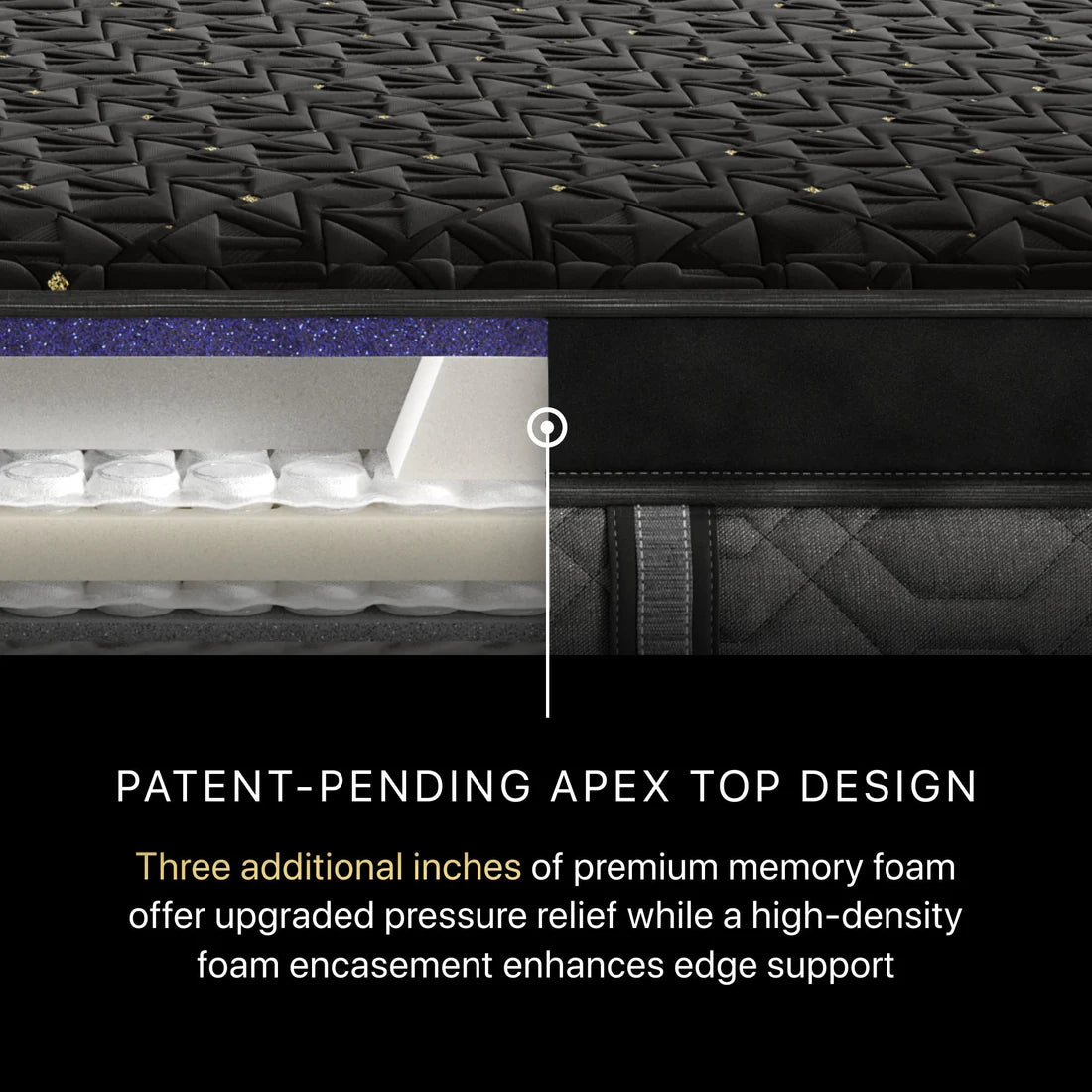 Beautyrest Black Hybrid Series Four 16" Apex Top Mattress