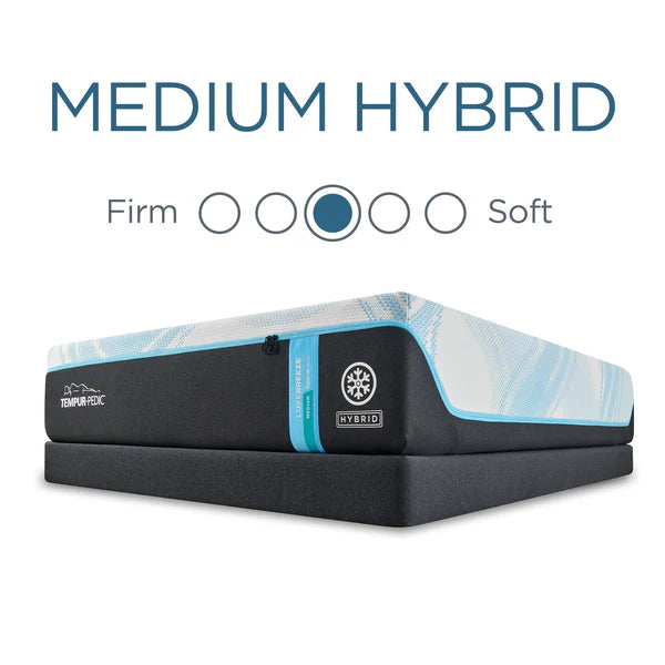 Tempur-Pedic TEMPUR-LuxeBreeze® Medium Hybrid 13" Mattress 2.0