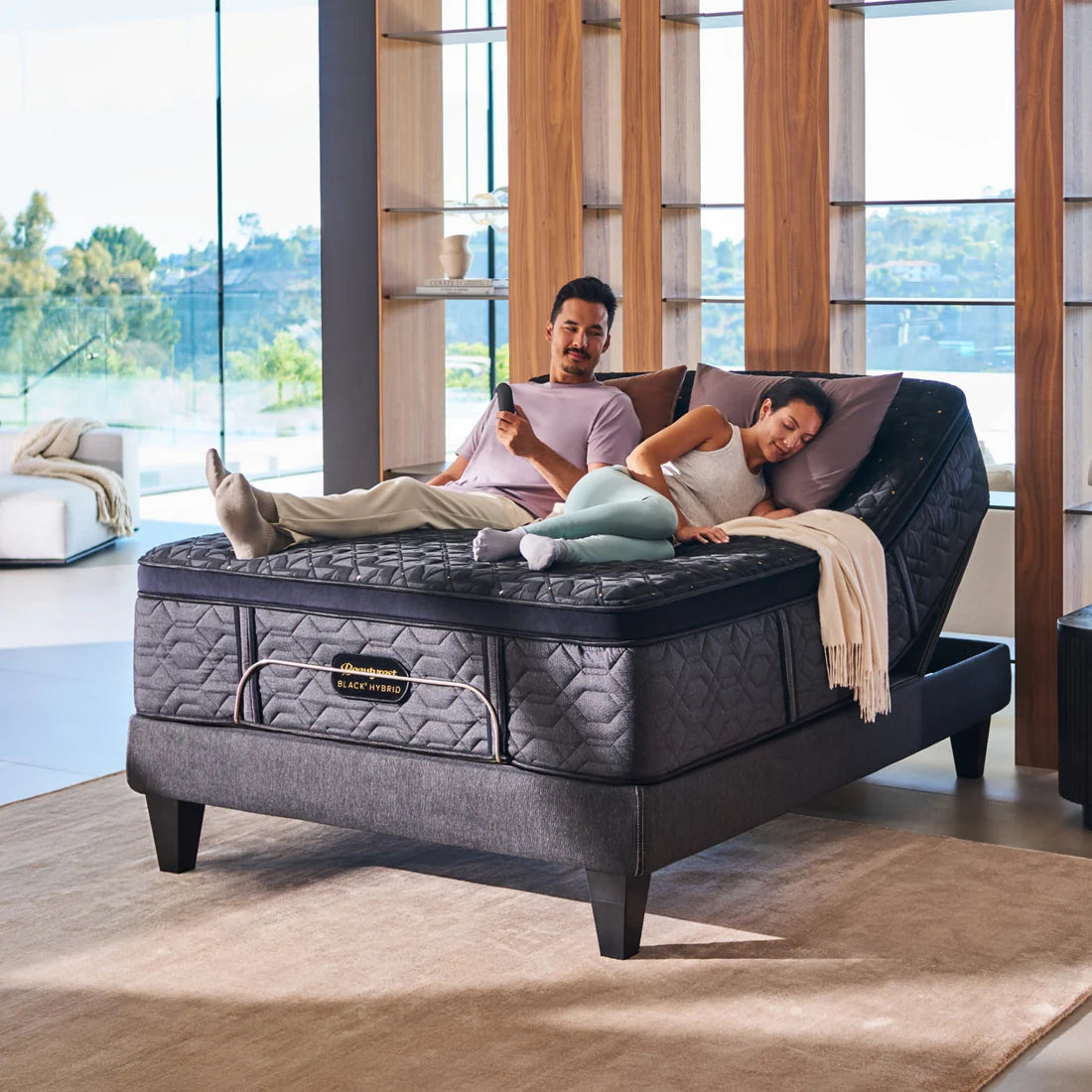 Beautyrest Black Hybrid Series Four 16" Apex Top Mattress