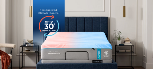 Tempur-Pedic TEMPUR-ActiveBreeze® 13" Medium Hybrid Mattress with Pro Smart Air Base