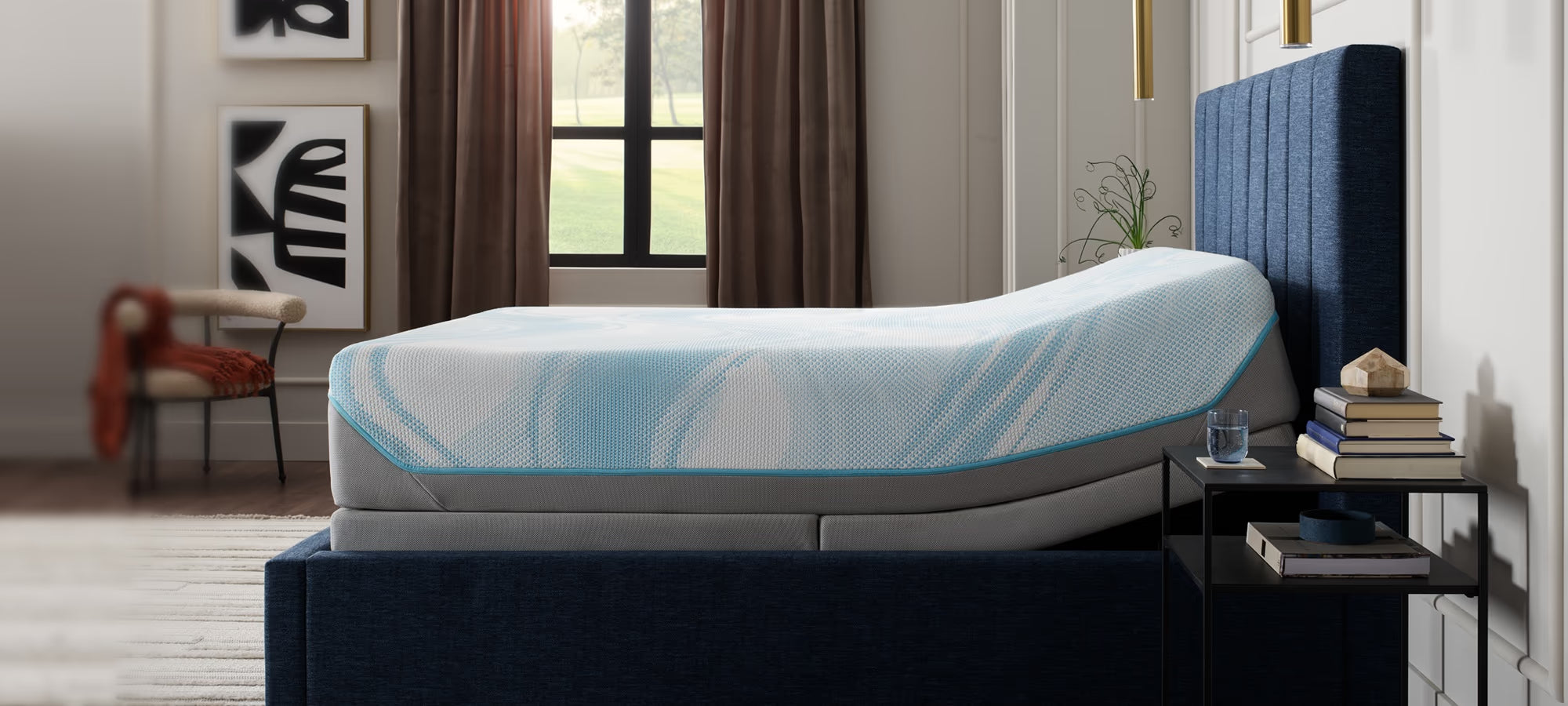 Tempur-Pedic TEMPUR-ActiveBreeze® 13" Medium Hybrid Mattress with Pro Smart Air Base