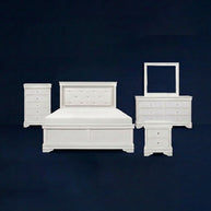 The Lumi 10-Piece Bedroom Set | White LED | Same-Day Delivery & Assembly | NYC & NJ