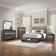 The Crystal 10-Piece Bedroom Set | Pearl White | Storage Bed + Glam Detail | Same-Day Delivery & Assembly | NYC & NJ