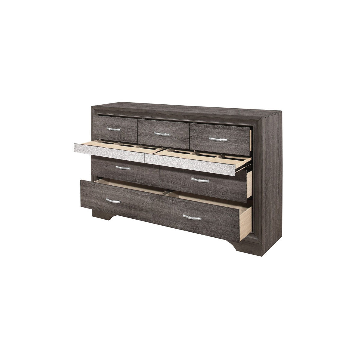 The Crystal 10-Piece Bedroom Set | Pearl White | Storage Bed + Glam Detail | Same-Day Delivery & Assembly | NYC & NJ