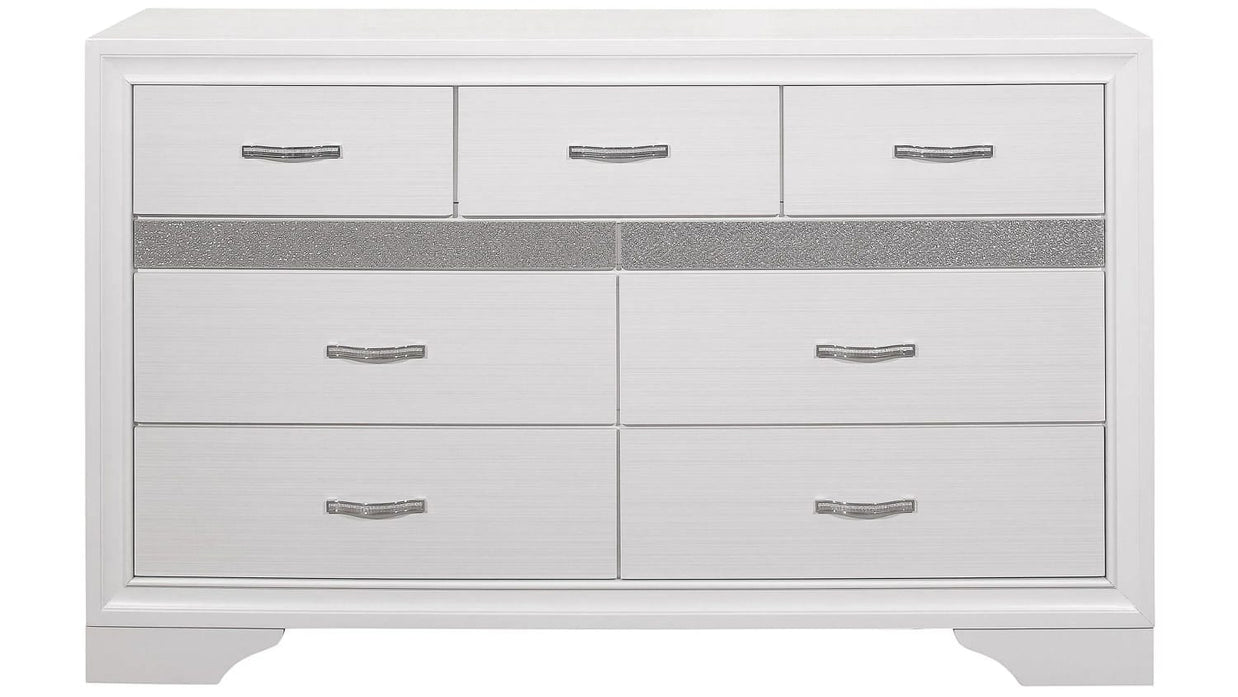 The Crystal 10-Piece Bedroom Set | Pearl White | Storage Bed + Glam Detail | Same-Day Delivery & Assembly | NYC & NJ