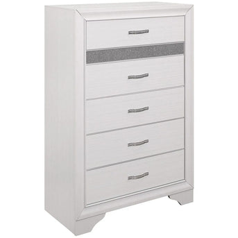 The Crystal 10-Piece Bedroom Set | Pearl White | Storage Bed + Glam Detail | Same-Day Delivery & Assembly | NYC & NJ