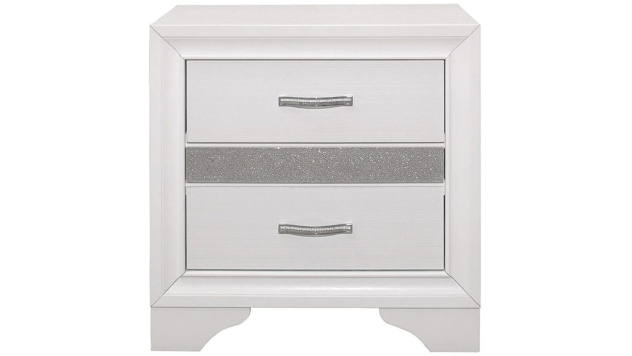 The Crystal 10-Piece Bedroom Set | Pearl White | Storage Bed + Glam Detail | Same-Day Delivery & Assembly | NYC & NJ