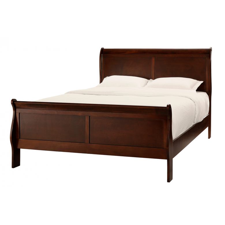 The Louis 10-Piece Bedroom Set | Cappuccino or Classic White | Sleigh Bed | Same-Day Delivery & Assembly | NYC & NJ