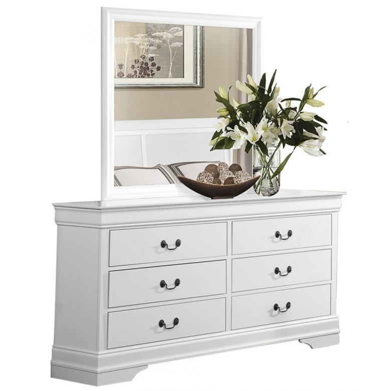 The Louis 10-Piece Bedroom Set | Cappuccino or Classic White | Sleigh Bed | Same-Day Delivery & Assembly | NYC & NJ