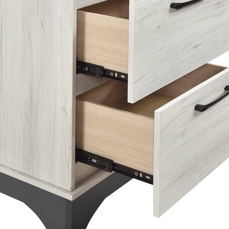 The Asher 10-Piece Bedroom Set | Upholstered Two-Tone | Same-Day Delivery & Assembly | NYC & NJ