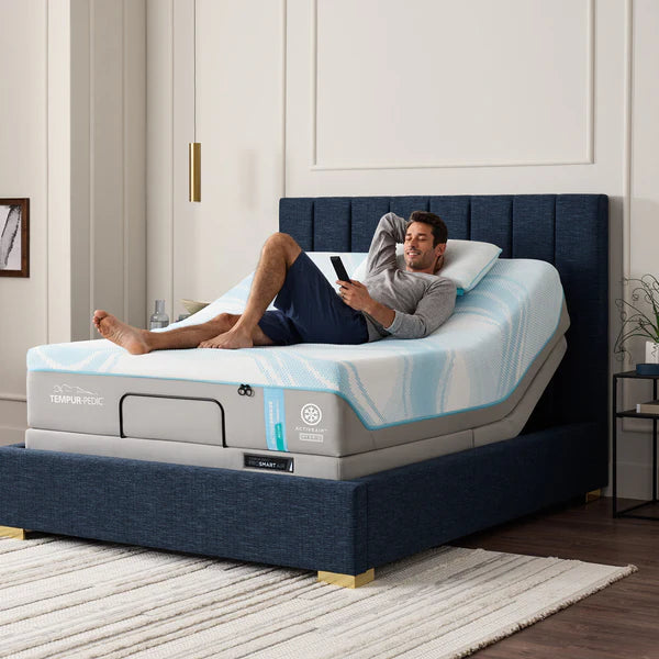 Tempur-Pedic TEMPUR-ActiveBreeze® 13" Medium Hybrid Mattress with Pro Smart Air Base