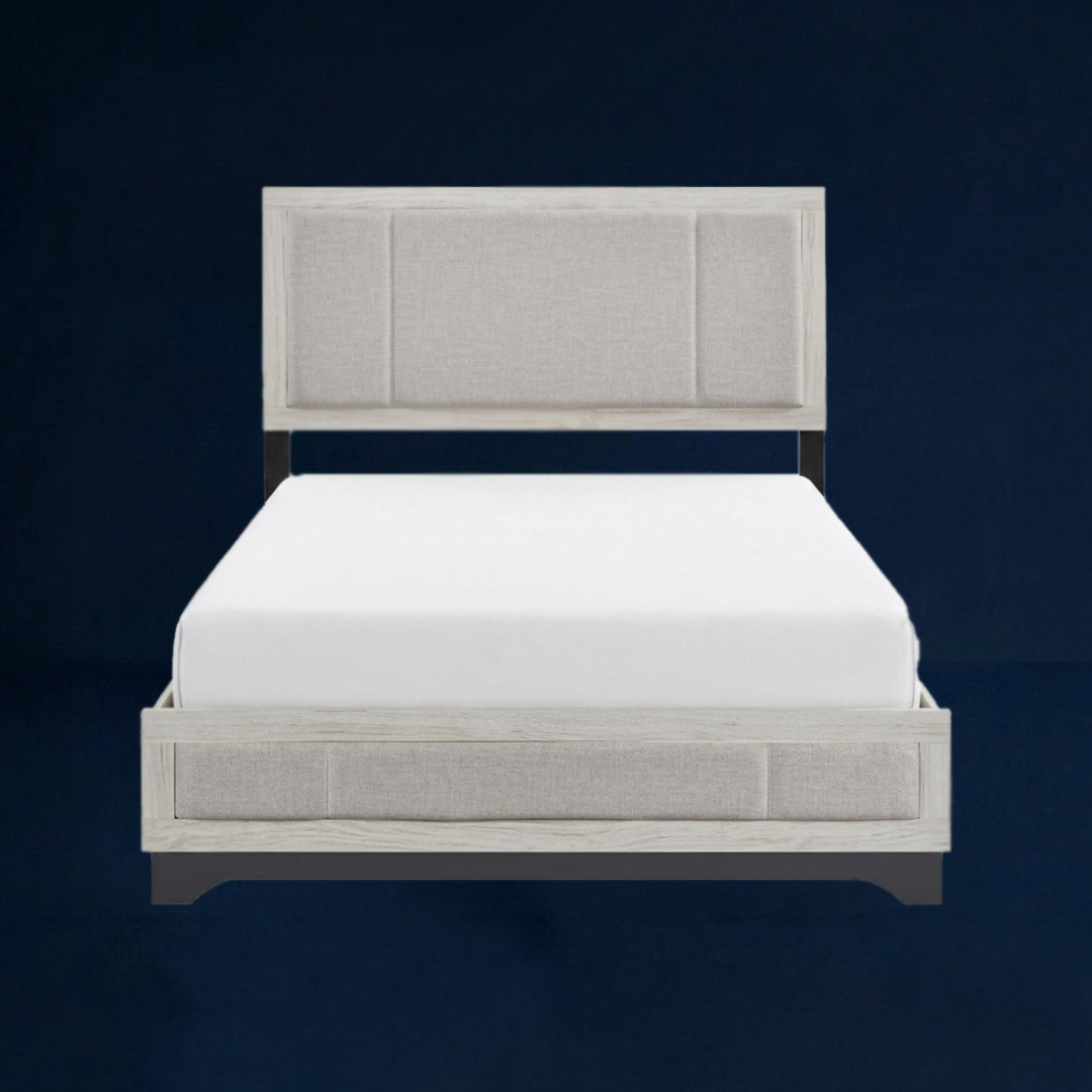 The Asher 10-Piece Bedroom Set | Upholstered Two-Tone | Same-Day Delivery & Assembly | NYC & NJ
