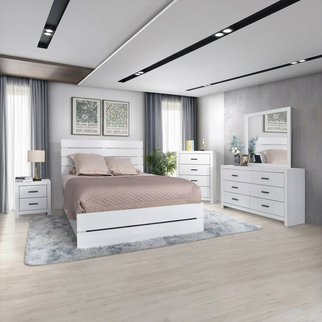 The Blanc 10-Piece Bedroom Set | Modern Farmhouse White | Same-Day Delivery & Assembly | NYC & NJ