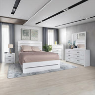 The Blanc 10-Piece Bedroom Set | Modern Farmhouse White | Same-Day Delivery & Assembly | NYC & NJ