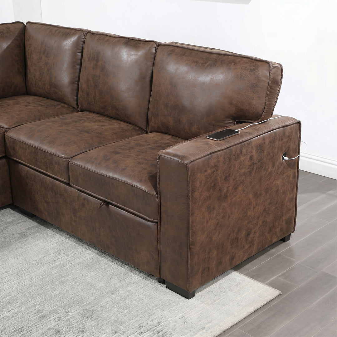 3-Seater Luxury Storage Sofa