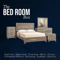 Modern Complete Bedroom Box with Mattress