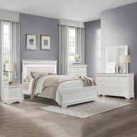 The Lumi 10-Piece Bedroom Set | White LED | Same-Day Delivery & Assembly | NYC & NJ