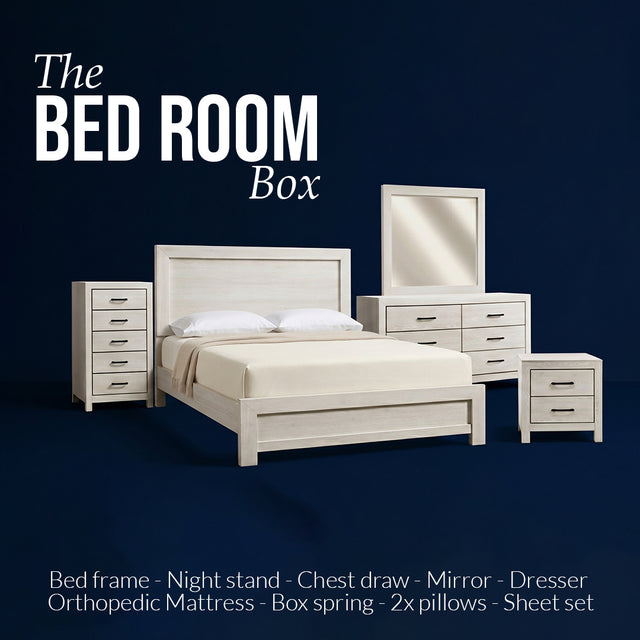 Modern Complete Bedroom Box with Mattress