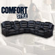 Luxury Sectional Leather Recliner Sofa