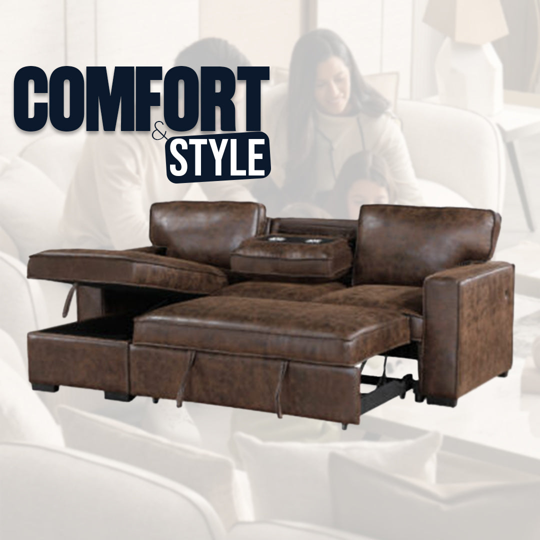 3-Seater Luxury Storage Sofa